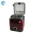 Hot Sale High Quality Stainless Steel Home Appliance 1.5L Electric Chicken Potato Deep Fryer With Thermostat